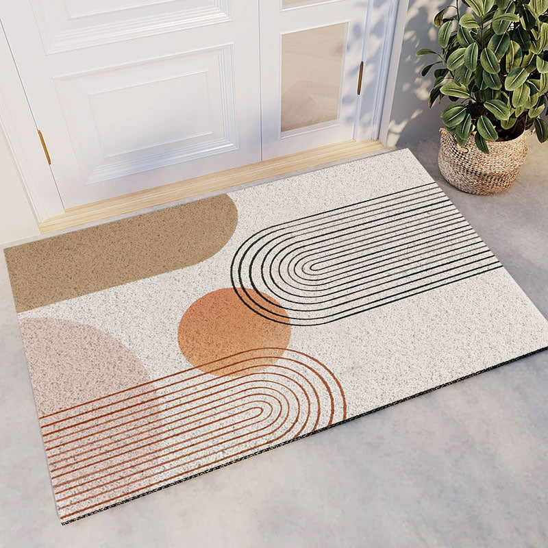 Modern Nordic Silk PVC Doormats