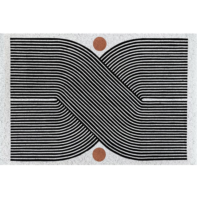 Modern Nordic Silk PVC Doormats
