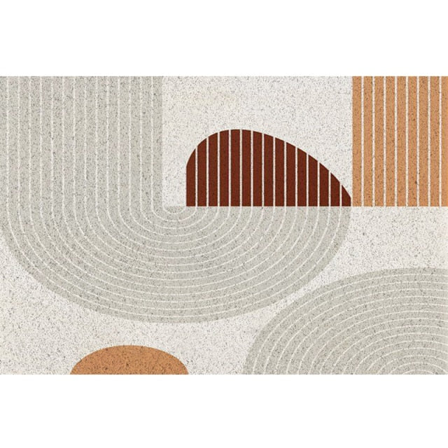 Modern Nordic Silk PVC Doormats