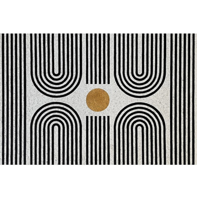 Modern Nordic Silk PVC Doormats