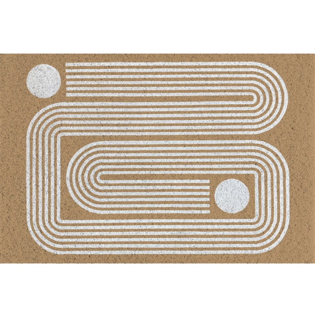 Modern Nordic Silk PVC Doormats