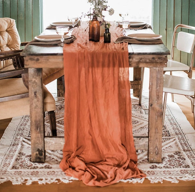Durable Cheesecloth Tablecloth