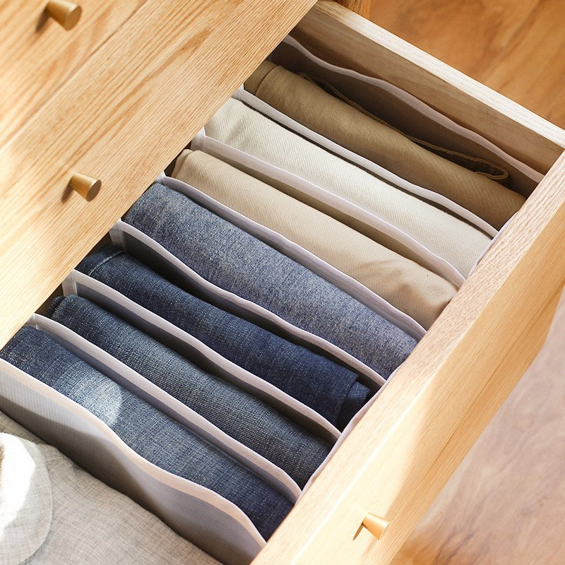 Clothes Storage Grid Boxes
