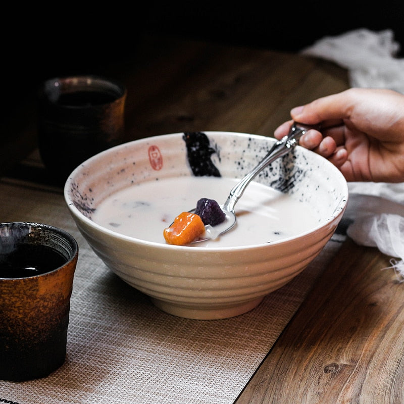Ceramic Soup Bowl Japanese Style