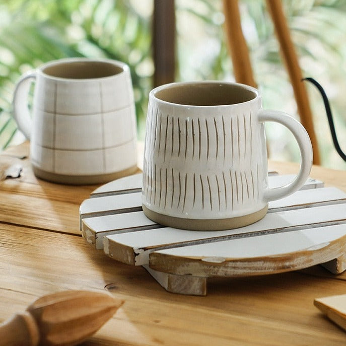 Nordic Ceramic Hand-Painted Coffee Mug