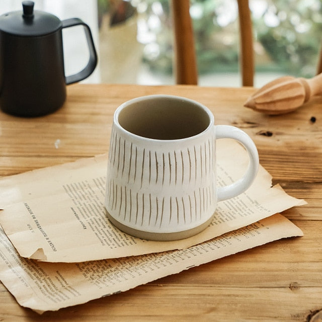 Nordic Ceramic Hand-Painted Coffee Mug