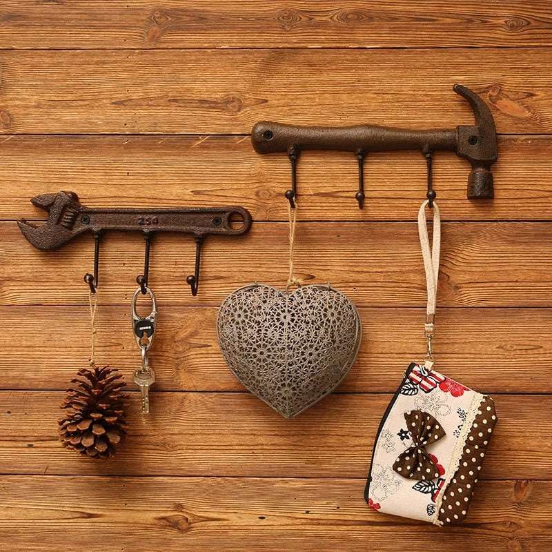 Retro Cast Iron Wall Hooks
