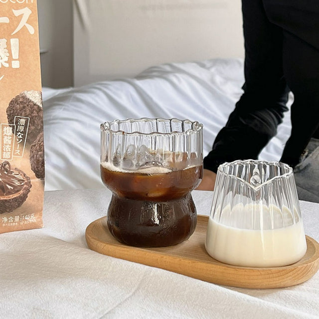 Glass Retro Coffee Cups