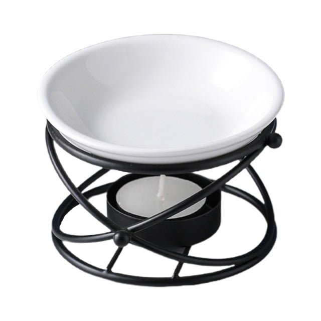 Tealight Candle Holder with Ceramic Oil Burner