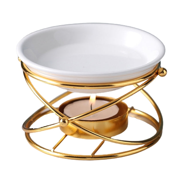 Tealight Candle Holder with Ceramic Oil Burner