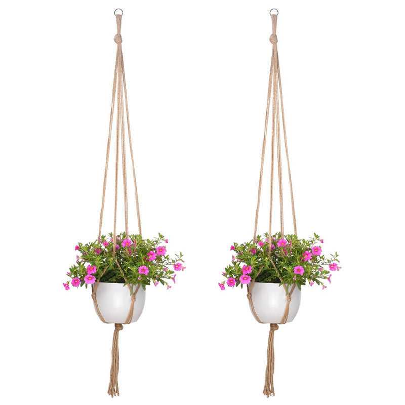 Handmade Flower Basket Rope Macrame Plant Hanger