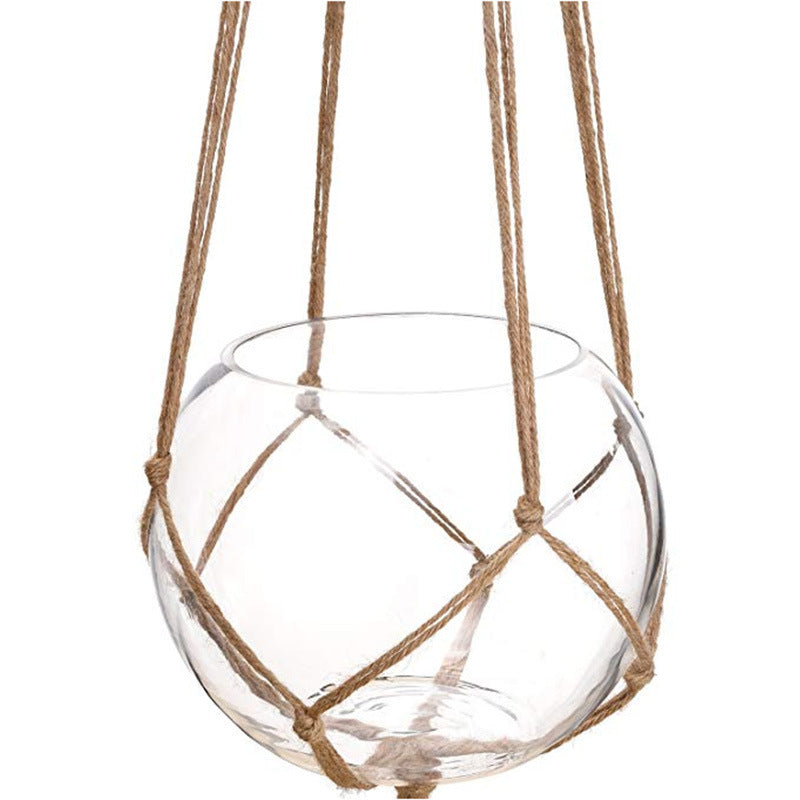 Handmade Flower Basket Rope Macrame Plant Hanger