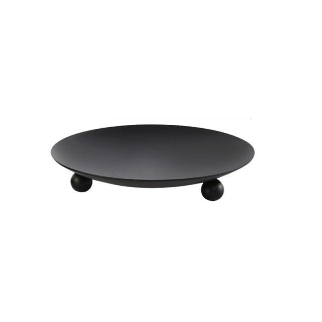 Iron Candle Holders Plate Shape
