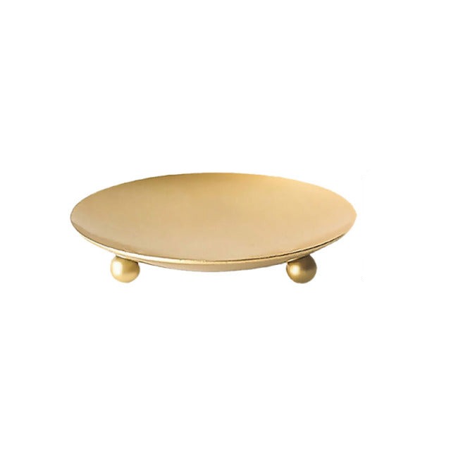Iron Candle Holders Plate Shape