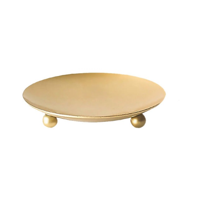Iron Candle Holders Plate Shape