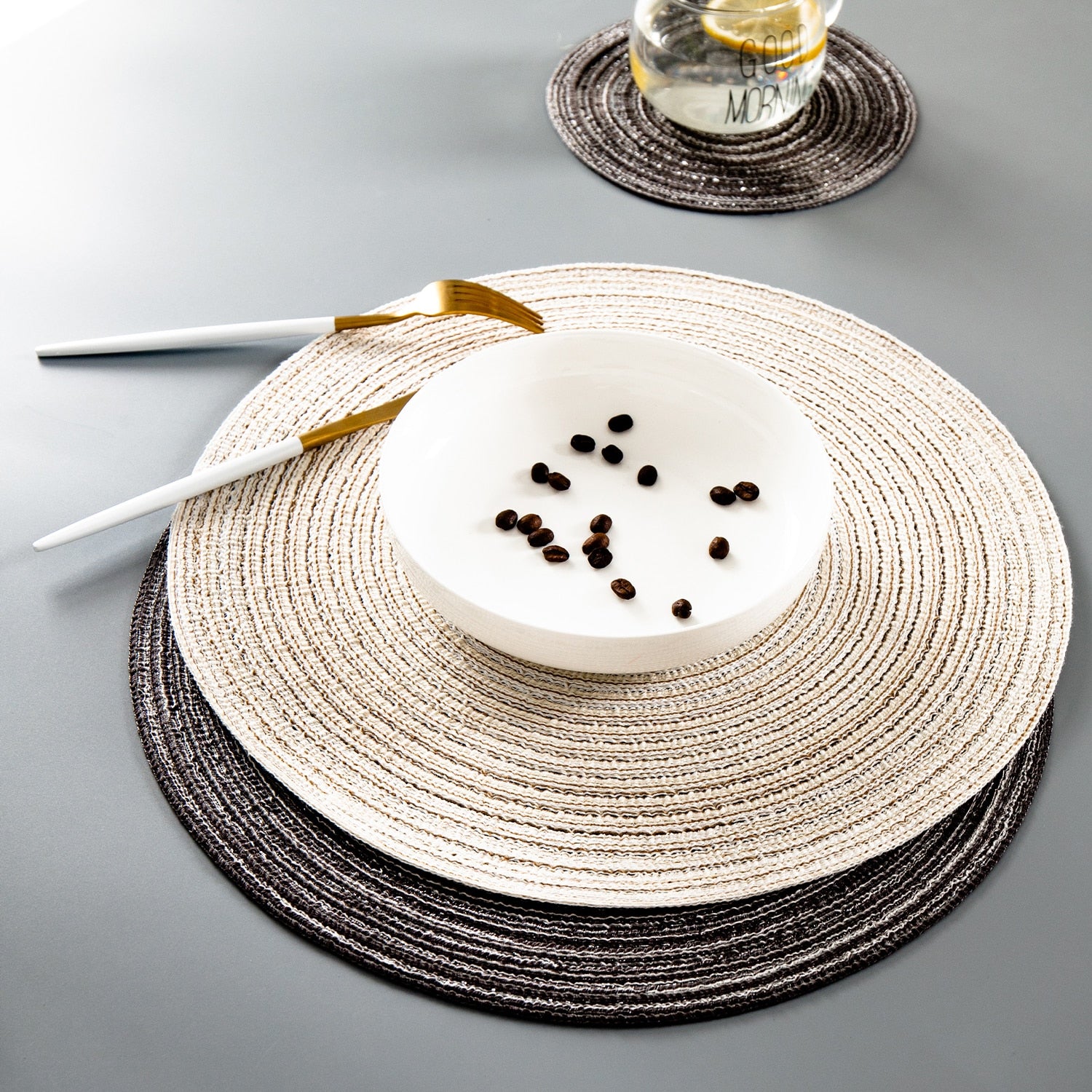 Linen Non Slip Table Mats Home Decoration