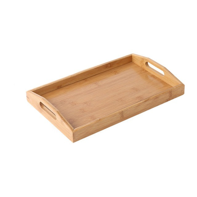 Bamboo Wooden Rectangular Tea Tray