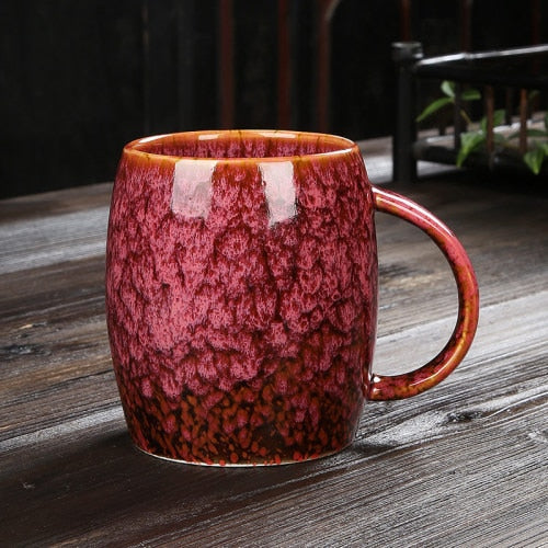 Creative Color Glazed Coffee Mugs