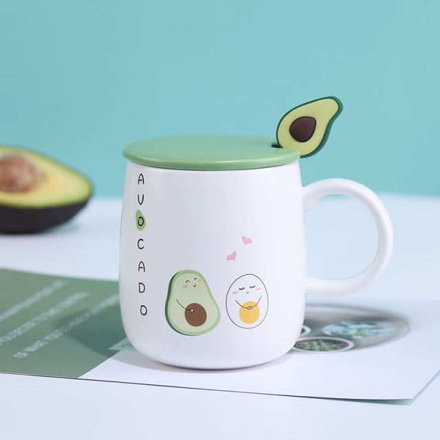 Avocado Ceramic Coffee Mug