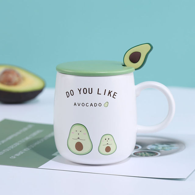 Avocado Ceramic Coffee Mug