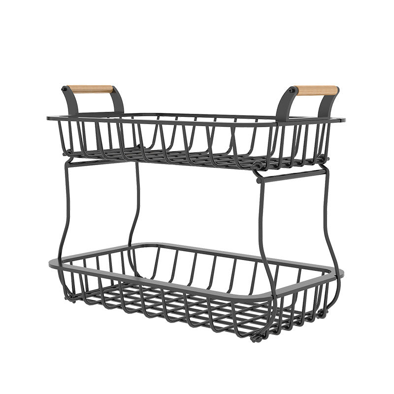 2 Tiers Metal Fruit Basket