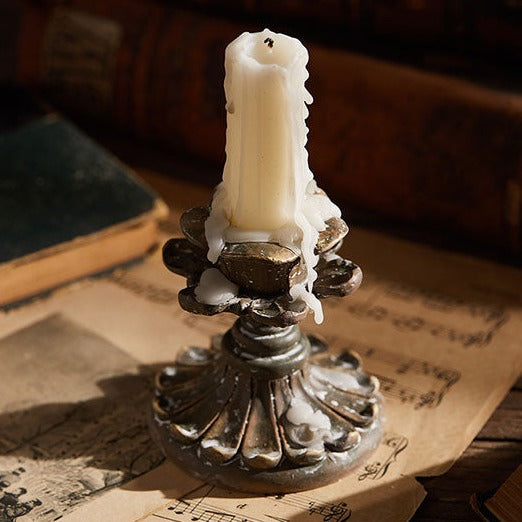 Antique Exquisite Carving Candle Holders