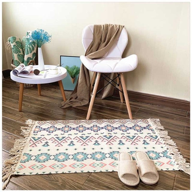 Soft Tassel Home Carpets Modern Style