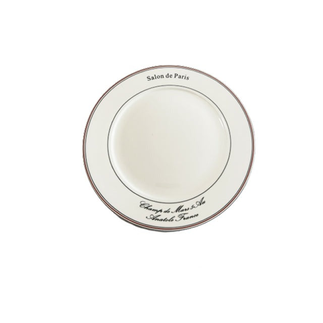 Ceramic Breakfast Oval and Round Plates
