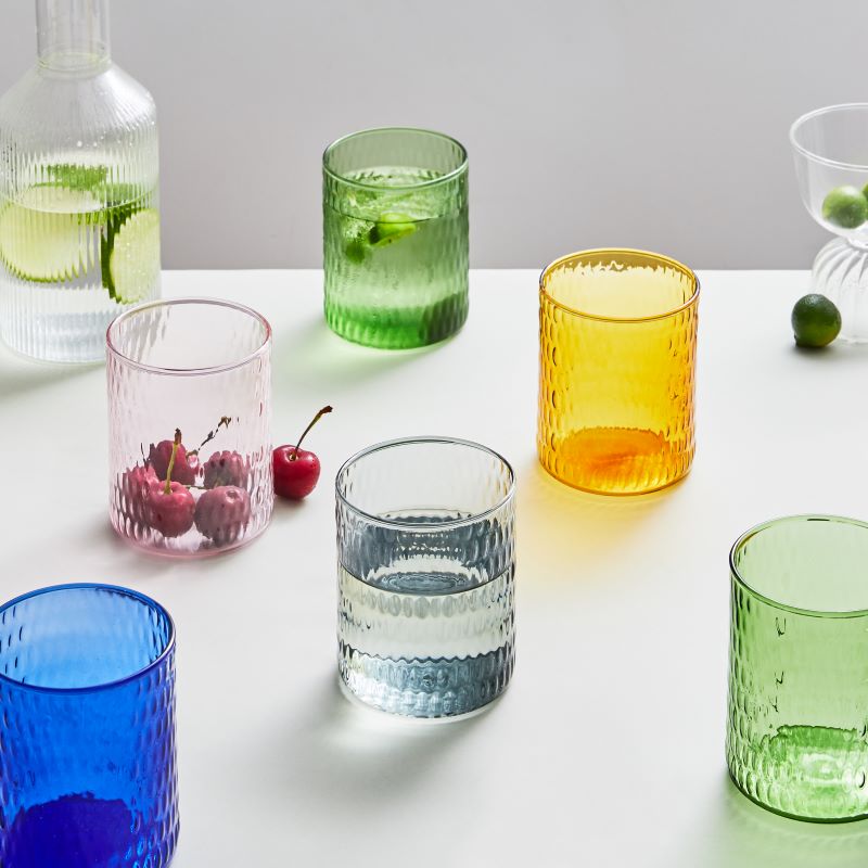 Nordic Style Color Glass Tea Cups