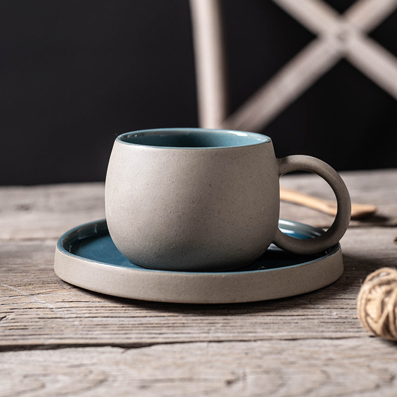 Ceramic Mug Coffee Mug with Saucer Latte