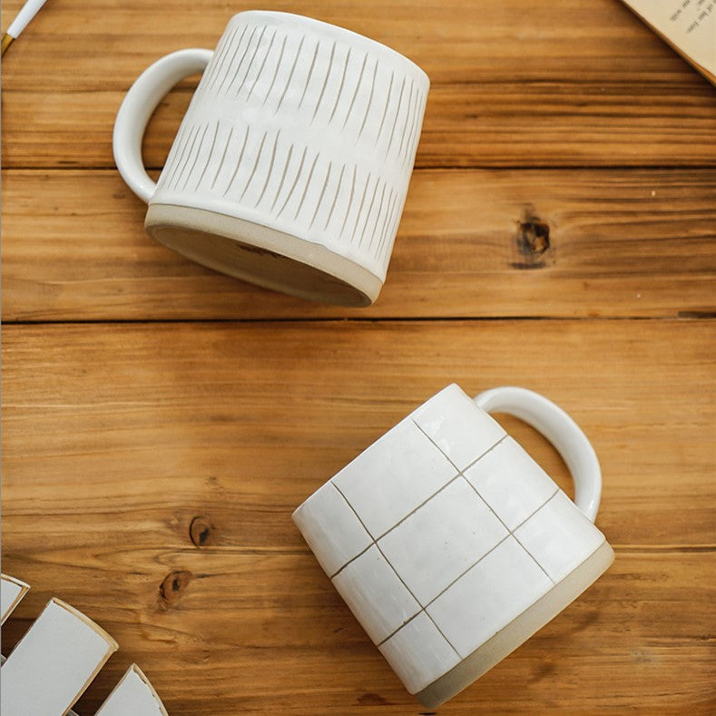 Nordic Ceramic Hand-Painted Coffee Mug