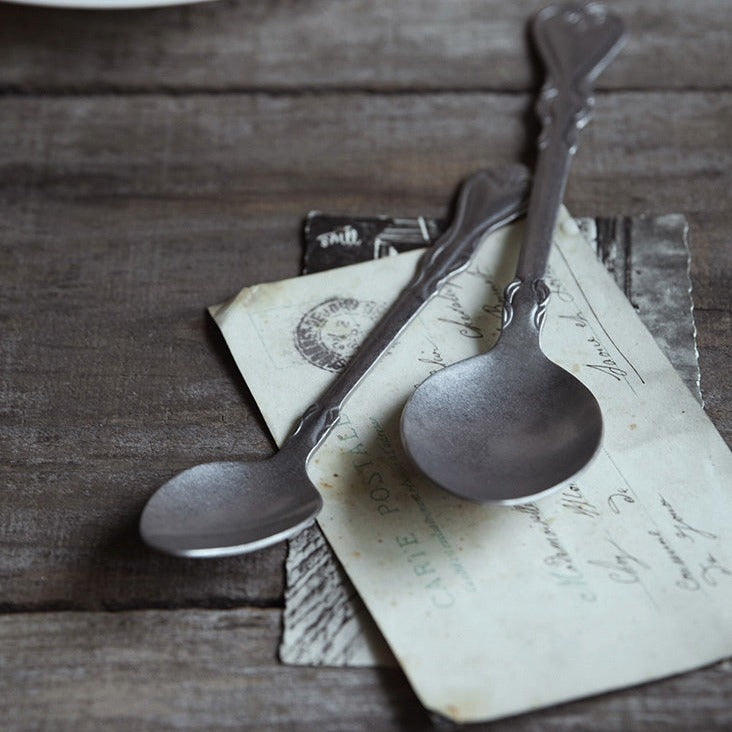 Stainless Steel Retro Dinnerware Set