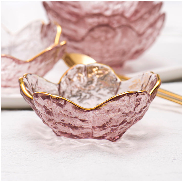 Gold Inlay Sauce Bowl