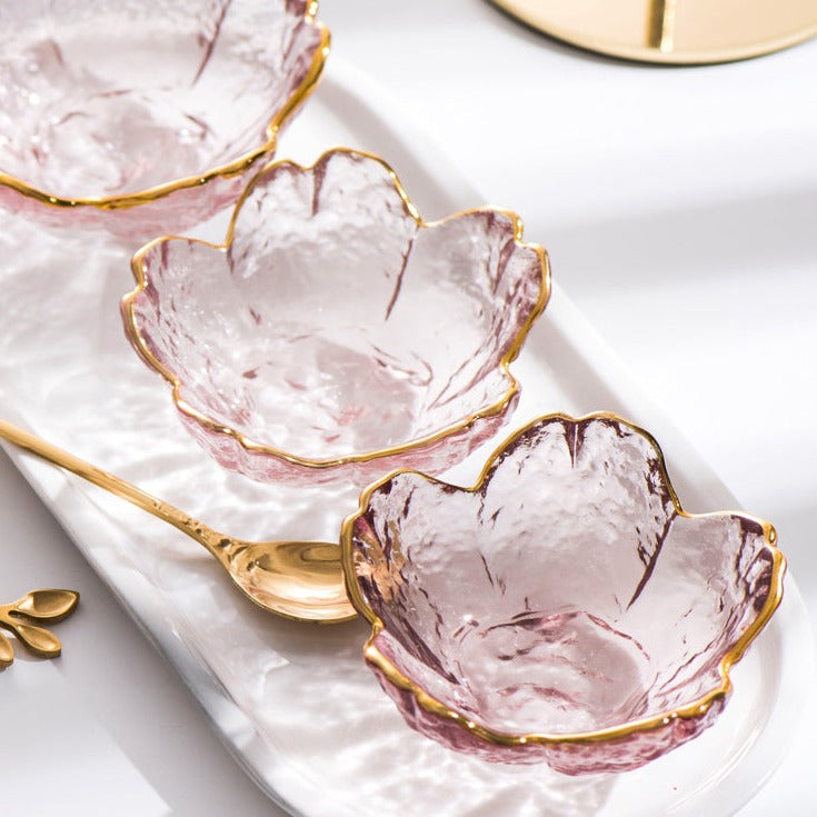 Gold Inlay Sauce Bowl