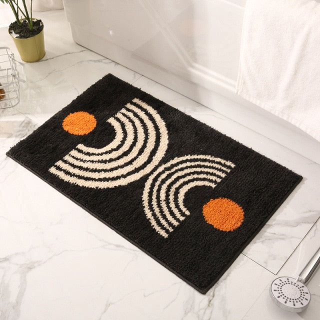 Fashioned  Absorbent Floor Mat with Non-Slip Feature