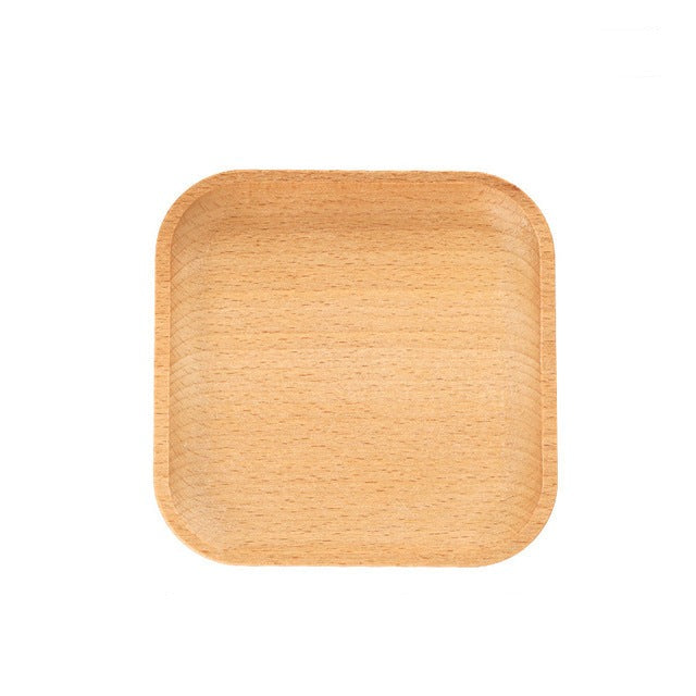 Japanese Beech Wood Plate