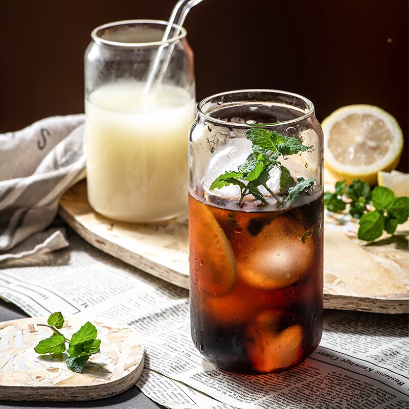 European Style Glass Cups for Cold Drinks