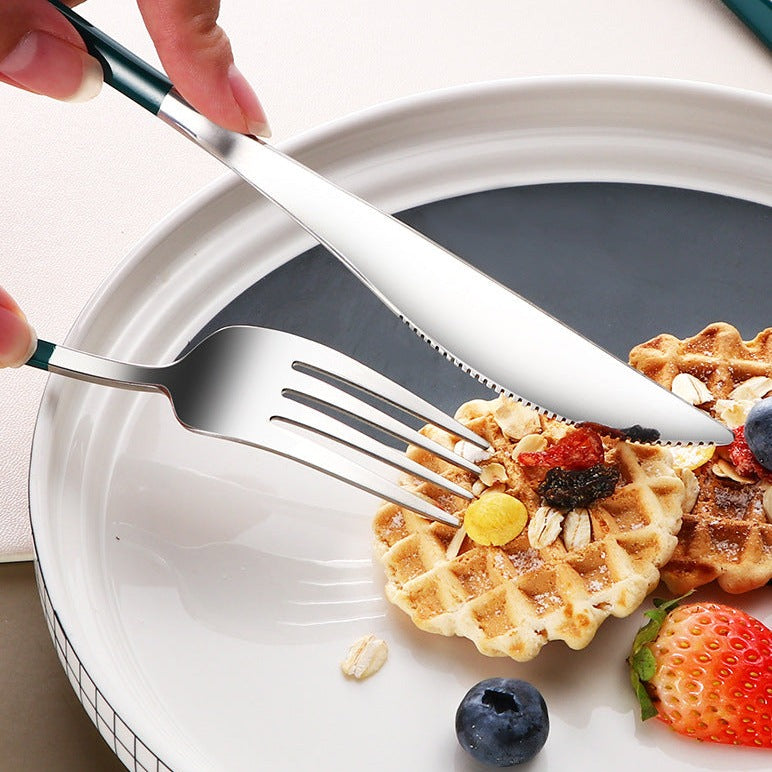 Eco Friendly Stainless Steel Dinnerware Set with Case
