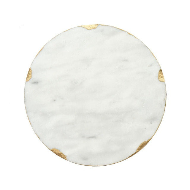 Natural Marble Golden Stroke Trays
