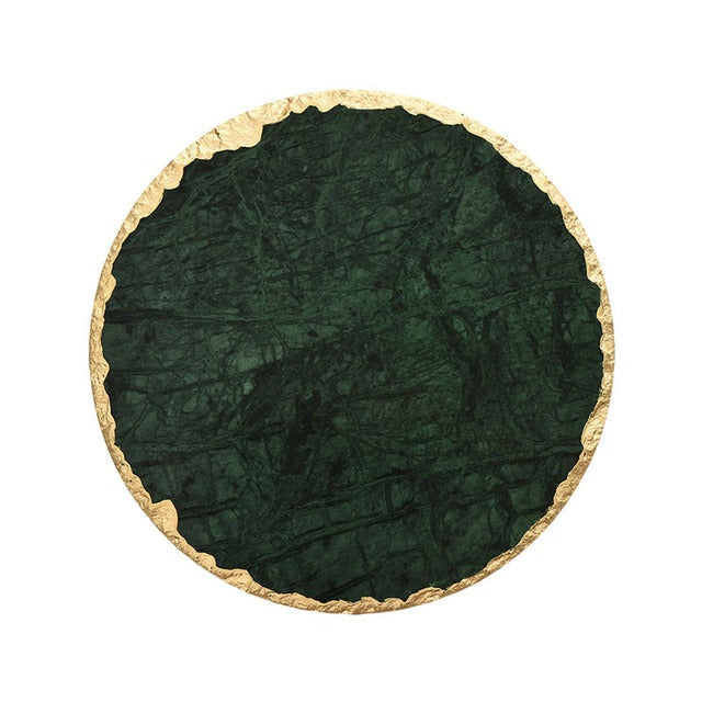 Natural Marble Golden Stroke Trays