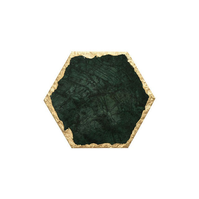 Natural Marble Golden Stroke Trays