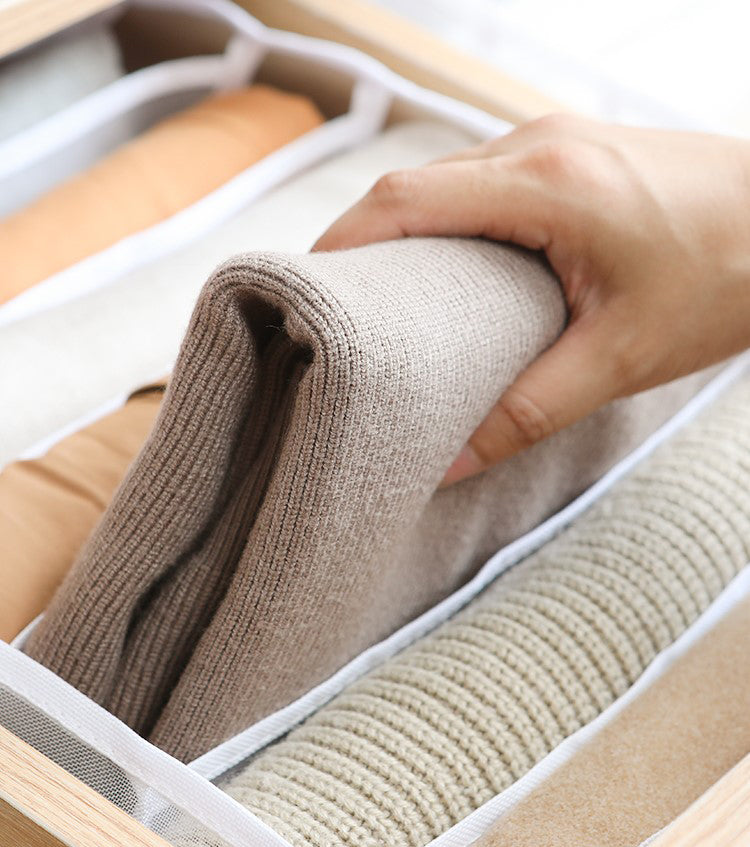 Clothes Storage Grid Boxes
