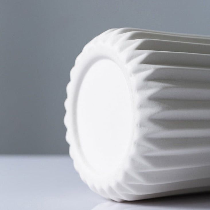 Nordic White Ceramic Vase Flower Pots