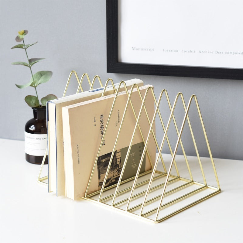 Luxury Metal Bookshelf Rack
