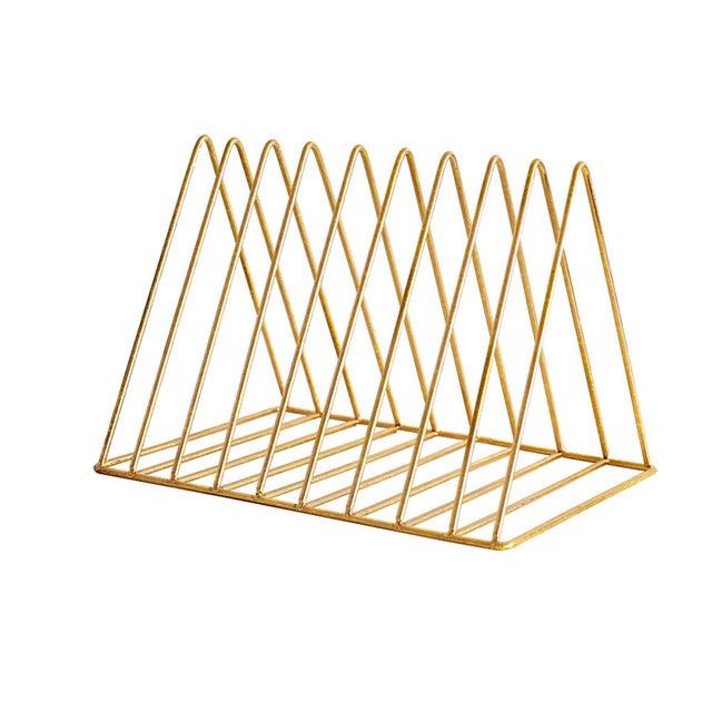 Luxury Metal Bookshelf Rack