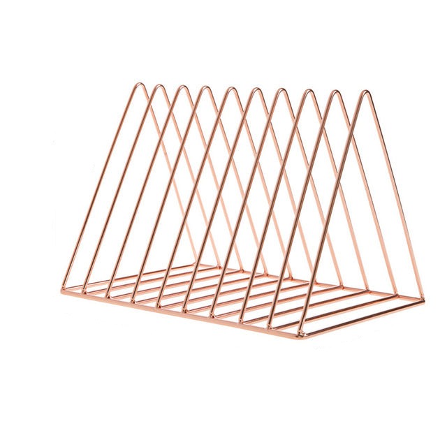 Luxury Metal Bookshelf Rack