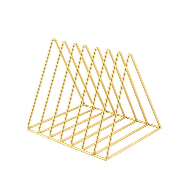 Luxury Metal Bookshelf Rack