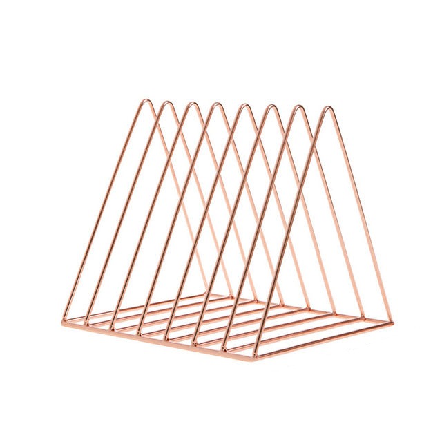 Luxury Metal Bookshelf Rack