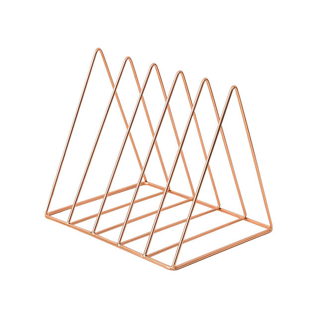 Luxury Metal Bookshelf Rack