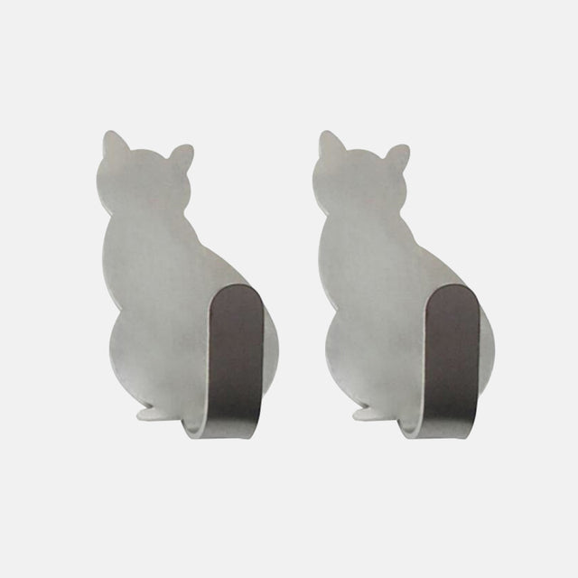 Cat Pattern Self Adhesive Hooks